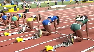 The Women&rsquo;s 100m Final | Alana Reid Destroyed The Field This Is Crazy