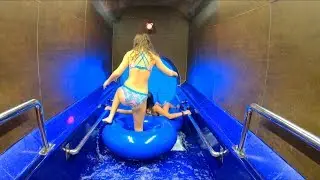 Triton Waterslide at the Tikibad Duinrell (Indoor Waterpark)