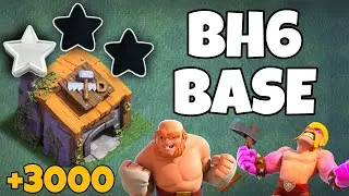 BEST BH6 BASE | BUILDER HALL 6 TROPHY BASE | BUILDER BASE ANTI 2STAR