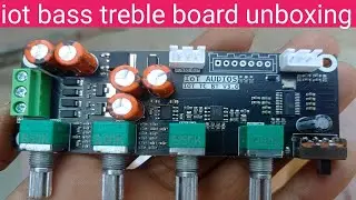 mid bass treble board with bluetooth 5.0 unboxing
