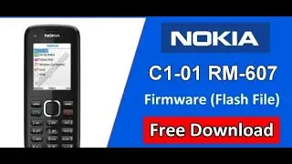 Nokia C1-01 RM-607 Flashing By InfinityBox BEST