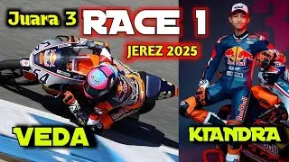 Veda Juara 3 Race 1 RedBull Rookies Cup Jerez Spanyol 2025