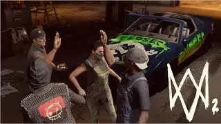 Watch dogs 2|Dedsec Cyber Driver car|PS4 GAMEPLAY 2017 [720P60FPS]