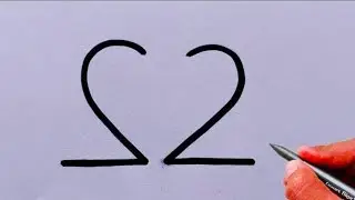 Teddy bear drawing from number 22 | Teddy bear drawing | Number Drawing 