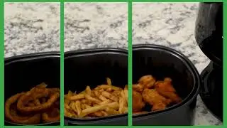GoWISE USA 1700Watt 5 8QT 8in1 Digital Air Fryer with Recipe Book Black