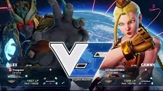 STREET FIGHTER V Alex[Truegrave] vs Cammy [FurakiUchiha]