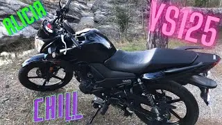 Roulage de jour avec ma Yamaha YS 125