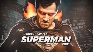Randall - Wahran &times; Superman😈🔥 | Superman whatsapp status | Wahran song edit | #superman #wahran