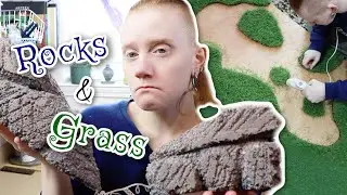Making Foam ROCKS & Back Drops for ARTDOLL Photos || Artist Vlog 58