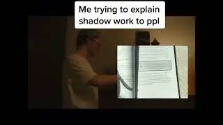 Me Trying to Explain Shadow Work to People