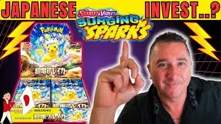 Japanese SURGING SPARKS 10 Most Expensive POKEMON cards, (Super Electric Breaker).