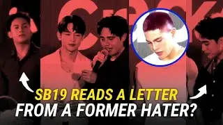 SB19's REACTION to Former Hater's CONFESSION LETTER? 