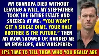 Grandpa died without a WILL—stepfather took the ESTATE. mom gave an ENVELOPE. half-brother smirked!