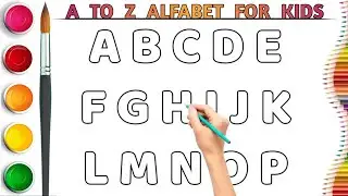 A to Z Alphabet Tracing Paper for Kids ✏️ | ABCD Writing Practice Worksheet | #preschoollearning