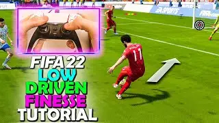 SCORE MORE GOALS WITH THIS FINISHING TECHNIQUE IN FIFA 22 - LOW DRIVEN FINESSE TUTORIAL - FIFA 22