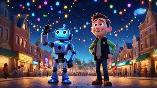 Benny Bot Blinks Lights | Robot Song for Kids | Nursery Rhymes and Baby Songs