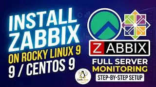 Install Zabbix on Rocky Linux 9 / CentOS 9 – Full Server Monitoring Setup