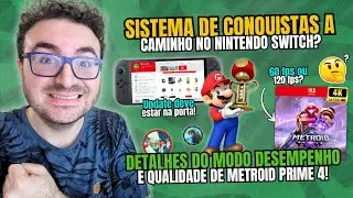 SISTEMA DE CONQUISTAS PODE CHEGAR AO SWITCH EM BREVE! RESIDENT EVIL 9 NO SWITCH 2 PODE IMPRESSIONAR