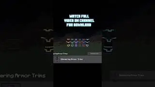 Glowing Armor Trim Resource packs MCPE 1.21+