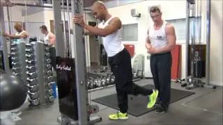 Standing Cable Leg Curls