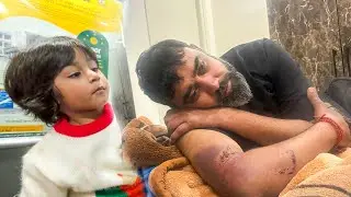 Chot Dekh Kar Aanu laga Rone ||#kuldeepsarojvlog ||