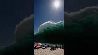 Massive wave. #ai #wave #tsunami