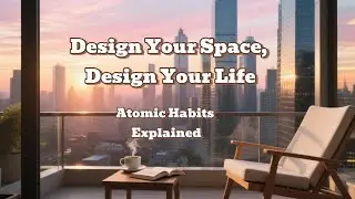 Morning quotes - Environment Shapes Habits, Design Your Space, Design Your Life| Atomic Habits