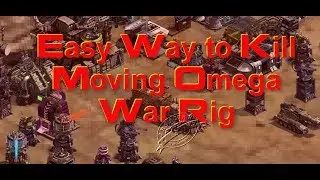 War Commander : Easy Way To Kill Moving Omega War Rig & Front Section