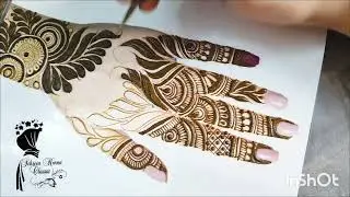 Beautiful Doha design|| latest Mehndi designs for festival, stylish Doha mehndi design 