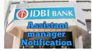 All about IDBI bank assistant manager notification 2021!!English  part-1:55.