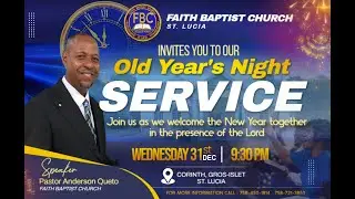 Faith Baptist Church Old Year's Night Service December 31st 2025