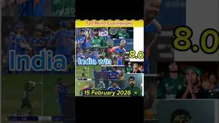 ​😱 8-0 India vs Pakistan T20 World Cup 2026 Highlights #sorts