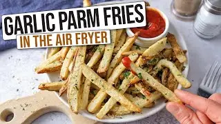 Tasty Air Fryer Garlic Parmesan Fries [Crispy & Easy]