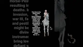 Pale horse pestilence, wwar III, death comes defiant evil system's; satanic empire...Rev. 6: 1-8