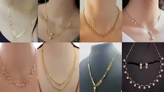 Lightweight Gold Chain Designs| Latest Trending Simple Gold Necklace Designs