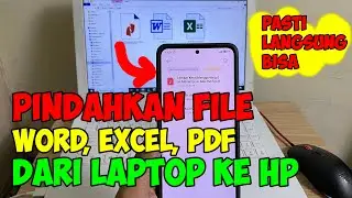 cara memindahkan file word excel pdf dari laptop ke hp