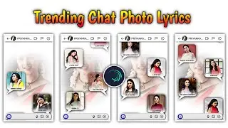 New Trending AlightMotion Chat Photo Lyrical Full Screen Video Editing by i5 Editz