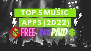 TOP 5 MUSIC STREAMING APPS( FREE AND PAID)