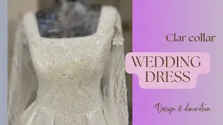 wedding dress decoration/what you have to do decorate the upper body is similar to a wedding dress