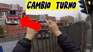 VI PORTO COME ME A FILMARE UN CAMBIO TURNO DAI VIGILI DEL FUOCO