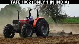 Tafe 1002 || Pulling 28 Disc Harrow in Field