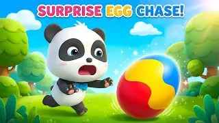 Rainbow Panda Playground 🌈 | Calm Cute Baby Panda Song for Kids | Relax &bull; Learn &bull; Smile