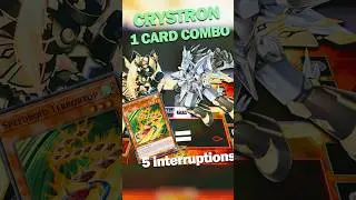 Crystron speedroid 1 card combo #yugioh #crystronyugioh #combos #yugiohtcg #deckprofile