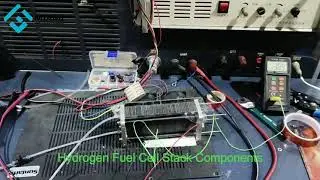 Hydrogen Fuel Cell Stack Components Display