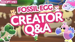 HOW WE MADE THE FOSSIL EGG 🥚 Creator Q&A 🎨 Adopt Me! on Roblox