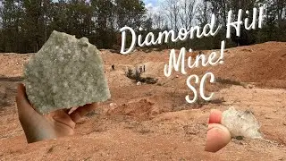 Crystal hunting at Diamond Hill Mine South Carolina