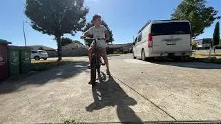 I tried wheeling my bike