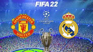 FIFA 22 | Manchester United vs Real Madrid ft Christian Eriksen - Champions League 2022 - Gameplay