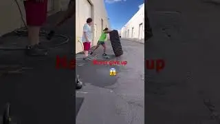 This is how I flip the tire for the first time. #fitnessmotivation # #positivefitness #shortviral