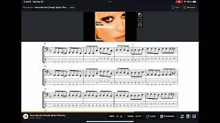 Here We Go (Totally Spies! Theme)- Moonbaby BASS TAB
